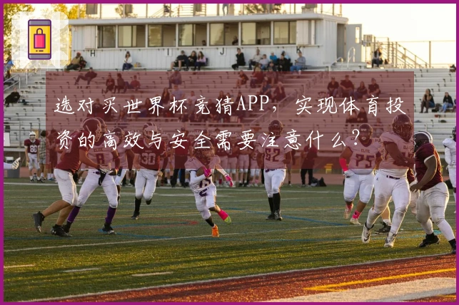 选对买世界杯竞猜APP，实现体育投资的高效与安全需要注意什么？