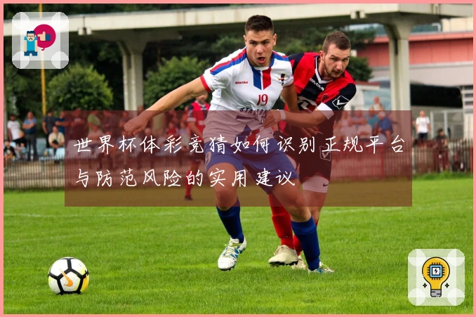 世界杯体彩竞猜如何识别正规平台与防范风险的实用建议