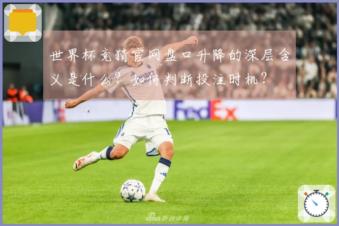 世界杯竞猜官网盘口升降的深层含义是什么？如何判断投注时机？