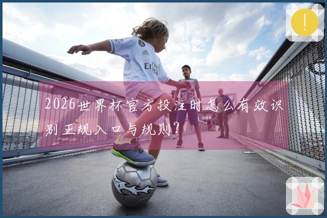 2026世界杯官方投注时怎么有效识别正规入口与规则？