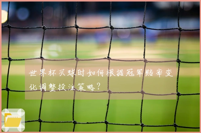 世界杯买球时如何根据冠军赔率变化调整投注策略？